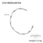 Ferris Wheel Stainless Steel Waterproof Gold Plated Open Collar Necklaces Bracelet Earrings Bamboo Design Choker Jewelry Gift