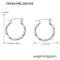 Ferris Wheel Stainless Steel Waterproof Gold Plated Open Collar Necklaces Bracelet Earrings Bamboo Design Choker Jewelry Gift
